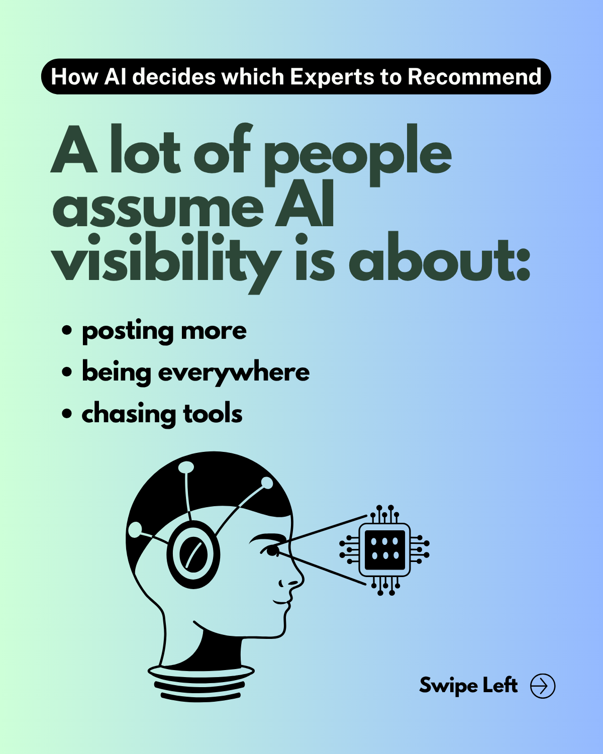 What AI Visibility Is Really About — slide 1 of 6